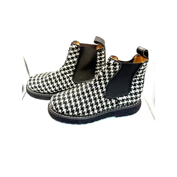 Flamingoes Paris houndstooth Chelsea boots 37 - Picture 4 of 10